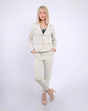 Едноредно памучно сако | Сака и Палта | Dika.bg - 1 Едноредно памучно сако | Сака и Палта - 1