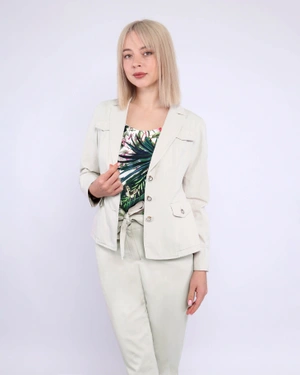 Едноредно памучно сако | Сака и Палта | Dika.bg - 4 Едноредно памучно сако | Сака и Палта - 4