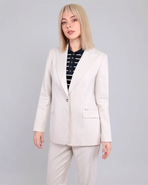 Sacou  la un singur nasture cu revere | Sacouri - 3