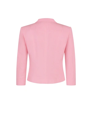 ვისკოზისა და სელის პიჯაკი ვარდისფერში | ყველა პროდუქტი - 1