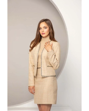 Tweed jacket with trim | All products - 3