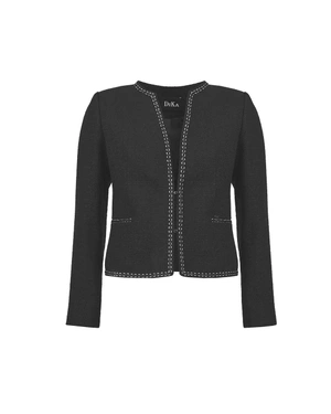 Tweed jacket with trim | | Dikastore.ro Tweed jacket with trim |