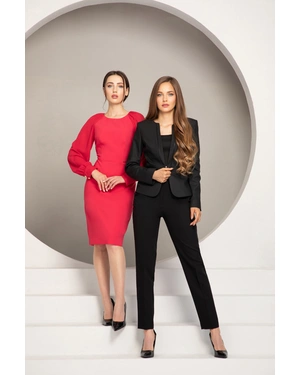 Jacket with leather details | Jackets and Coats | Outlet DiKa - 3 Jacket with leather details | Jackets and Coats - 3