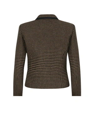 Houndstooth virgin wool jacket | Jackets and Coats - 1
