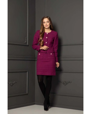 Single-breasted tweed jacket | Jackets and Coats - 3