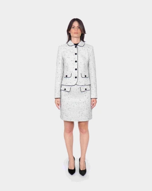 Сако с якичка, от памучен туид | Всички продукти - 1