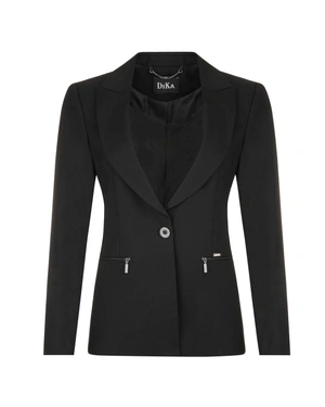 Single-breasted jacket made of recycled polyester and wool | Jackets and Blazers - 1