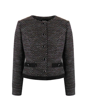 Single-breasted bouclé jacket | Jackets and Coats | Outlet DiKa Single-breasted bouclé jacket | Jackets and Coats