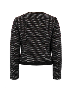 Single-breasted bouclé jacket | Jackets and Coats | Outlet DiKa - 1 Single-breasted bouclé jacket | Jackets and Coats - 1