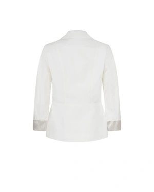 Cotton blazer with cuff details | SUMMER COLLECTION - 1