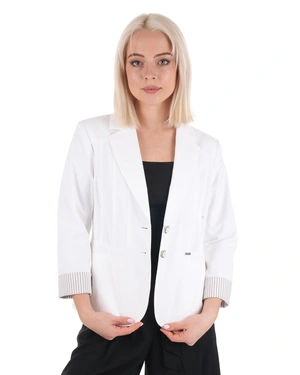 Cotton blazer with cuff details | SUMMER COLLECTION - 3