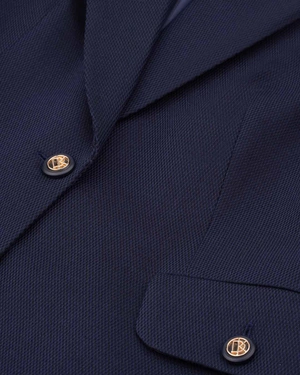 მომდგარი ერთბორტიანი ბლეიზერი ბამბისა და ვისკოზისგან | ყველა პროდუქტი - 2