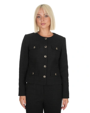 Black tweed blazer | Jackets and Blazers - 3