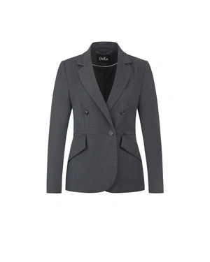 Charcoal gray double-breasted blazer with a refined cut | Jackets and Coats | Dika.rs Charcoal gray double-breasted blazer with a refined cut | Jackets and Coats