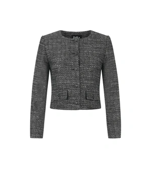 Tweed blazer in gray tones | Suits