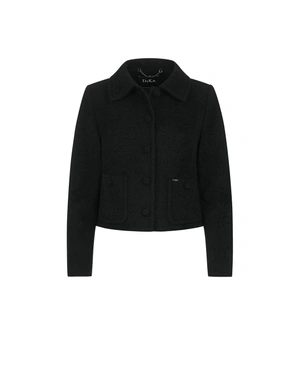 Black retro blazer with pockets | Suits | Dika.ge Black retro blazer with pockets | Suits