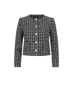 Graphic black and white tweed blazer | Jackets and Blazers | Dika.bg Graphic black and white tweed blazer | Jackets and Blazers