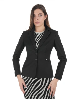 Black business blazer with lapel and single-breasted closure | Suits | Dika.rs - 1 Black business blazer with lapel and single-breasted closure | Suits - 1