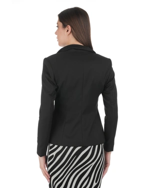 Black business blazer with lapel and single-breasted closure | Suits | Dika.rs - 2 Black business blazer with lapel and single-breasted closure | Suits - 2