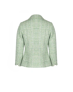 Light green tweed jacket with a classic silhouette | NEW - 2