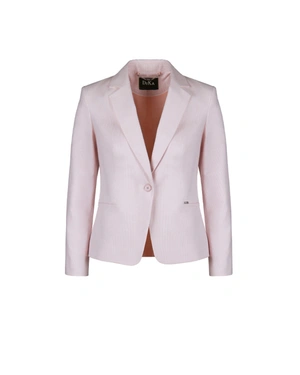 Single-breasted blazer in fine light pink houndstooth | Suits | Dika.rs Single-breasted blazer in fine light pink houndstooth | Suits