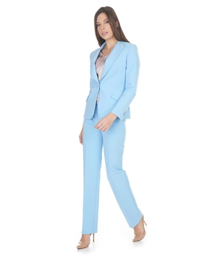 Light blue business blazer with single-breasted fastening | NEW - 1