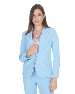 Light blue business blazer with single-breasted fastening | NEW - 6