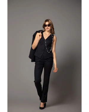 Business sleeveless jacket, vest type |  - 2