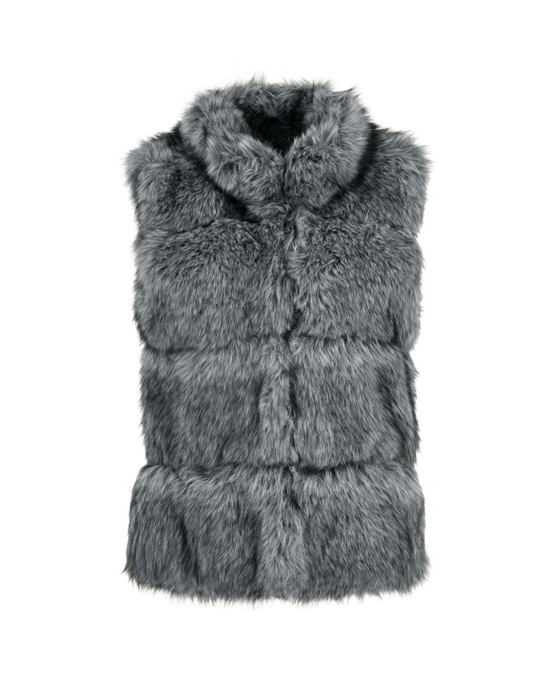 Prsluk bez rukava, eko koža sa krznom | Svi proizvodi