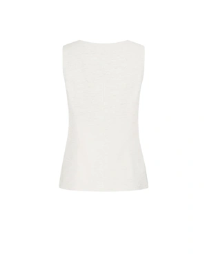 Elegant V-neck waistcoat with collar and satin finish | Jackets and Blazers - 5