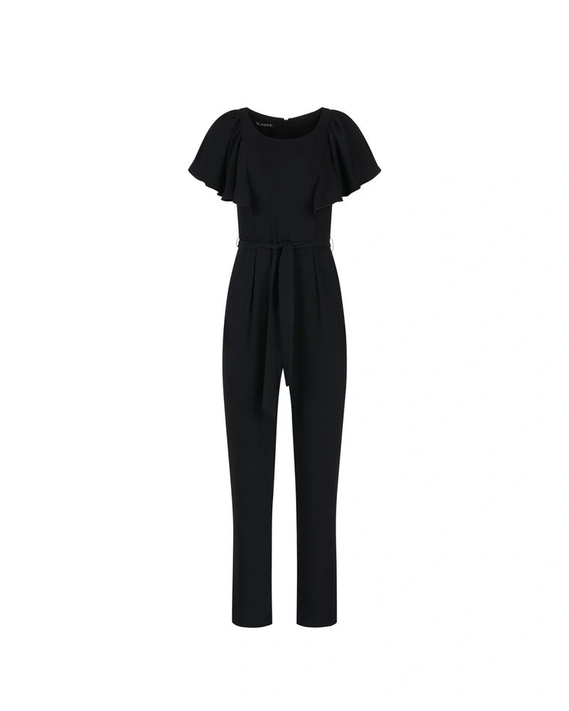 Salopetă cu mâneci bufante scurte | Salopete