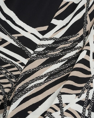 Elegant jumpsuit in 100% viscose with a graphic print | Jumpsuites - 4