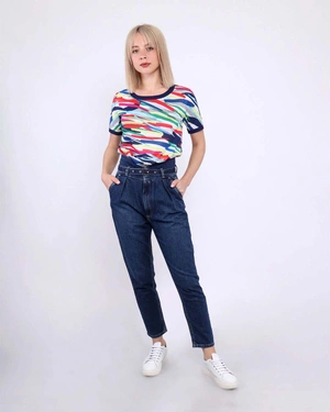 Blugi mom | Denim | Dikastore.ro - 2 Blugi mom | Denim - 2