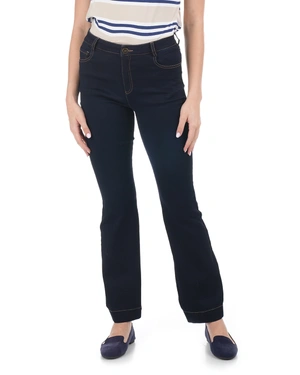 Sporty-elegant blue denim trousers with cotton and elastane | Casual - 1