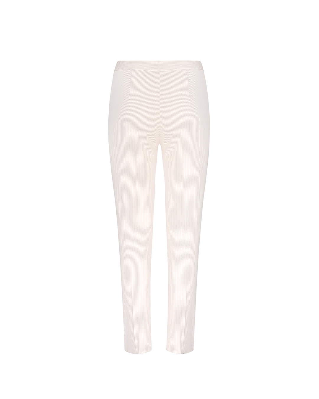 Light beige cotton trousers with fine stripes | Best sellers - 1