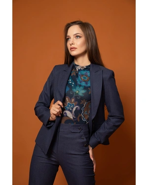 Denim lookalike trousers |  - 3