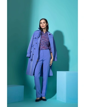 Straight leg trousers with a crease | Trousers and Leggings - 1