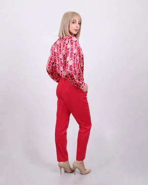 Cotton and viscose trousers | Trousers - 5