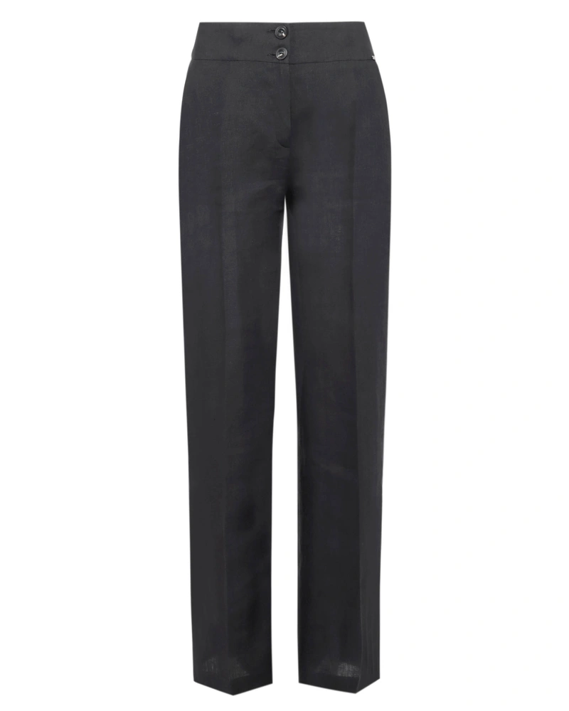 Straight linen trousers | All products