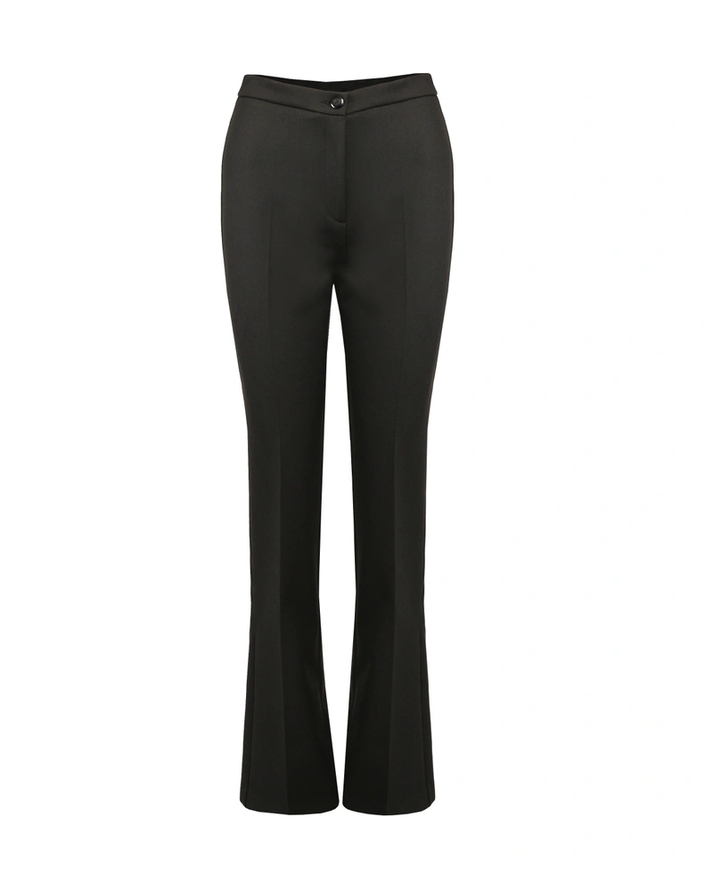 Straight trousers with crease | Trousers and Leggings