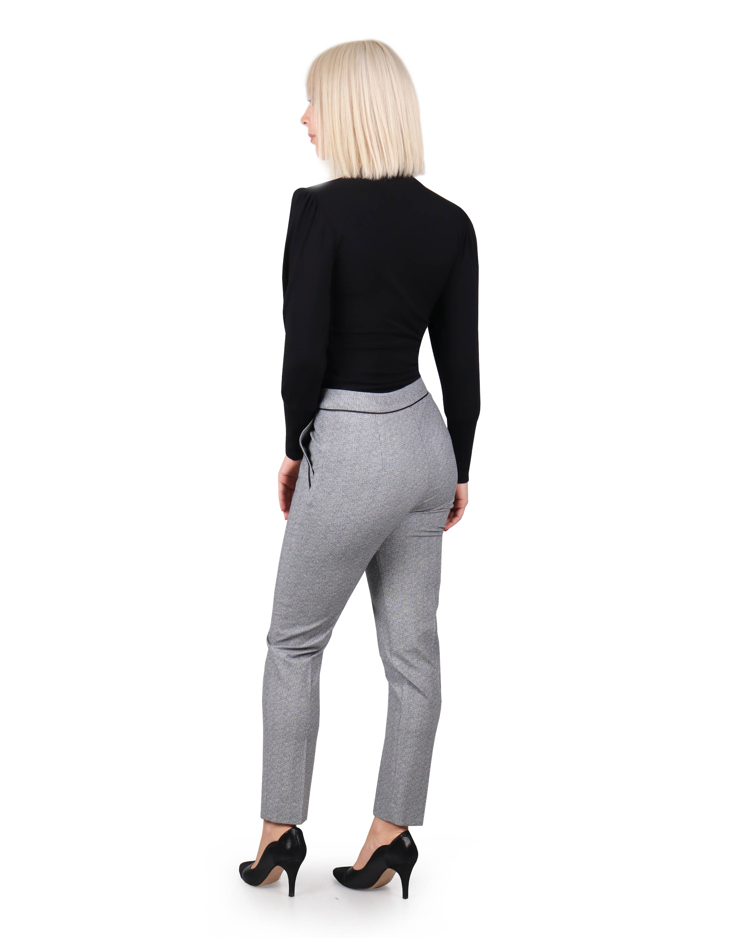 Pantaloni cu detalii contrastante | Pantaloni | Dikastore.ro - 3 Pantaloni cu detalii contrastante | Pantaloni - 3
