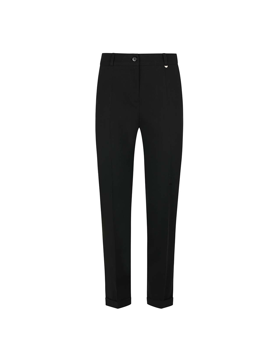 Pantaloni negri business cu margine și buzunar italian | NOUTATI
