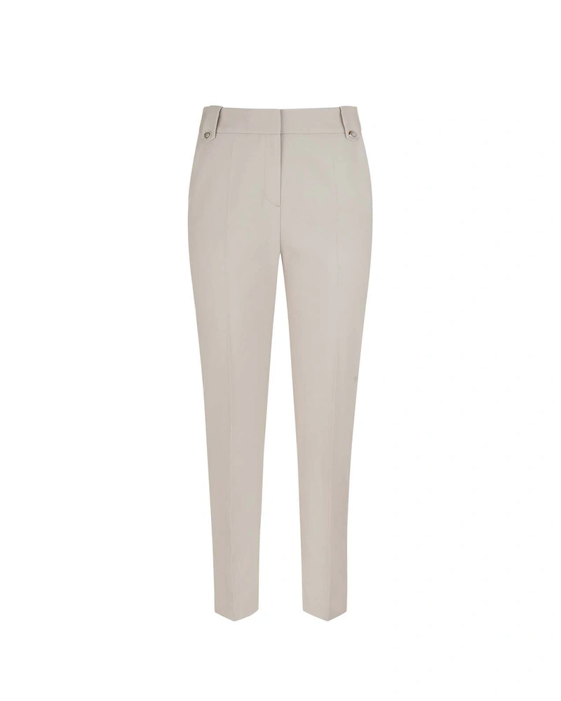 Cotton and viscose trousers | Trousers