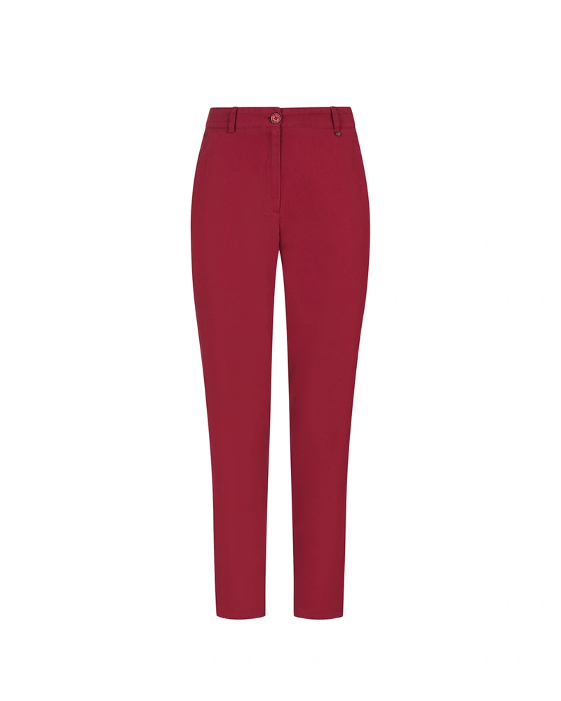 PANTALONI DE VARA DIN BUMBAC, LUNGIME LA GLEZNA, PICIOR CONIC, CU BUZUNAR ITALIAN | Pantaloni și Colanți | Dikastore.ro PANTALONI DE VARA DIN BUMBAC, LUNGIME LA GLEZNA, PICIOR CONIC, CU BUZUNAR ITALIAN | Pantaloni și Colanți