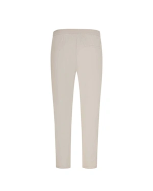 Pantaloni de vara din bumbac, lungime la glezna, cu buzunar italian, de culoare bumbac natural | Pantaloni | Dikastore.ro - 1 Pantaloni de vara din bumbac, lungime la glezna, cu buzunar italian, de culoare bumbac natural | Pantaloni - 1