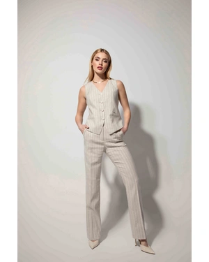 Business trousers with metallic thread | Trousers - 3