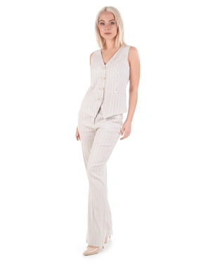 Business trousers with metallic thread | Trousers - 6