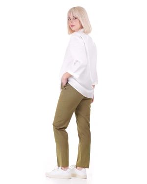 Khaki trousers with a crease, tapered leg, and Italian pocket | Trousers and Leggings | Dika.rs - 6 Khaki trousers with a crease, tapered leg, and Italian pocket | Trousers and Leggings - 6