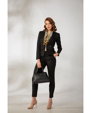 Lurex trousers with linen, rayon, and viscose | Trousers and Leggings - 3