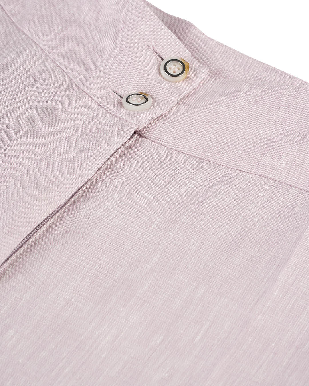 Pantaloni drepti din in cu talie înaltă | Casual - 2